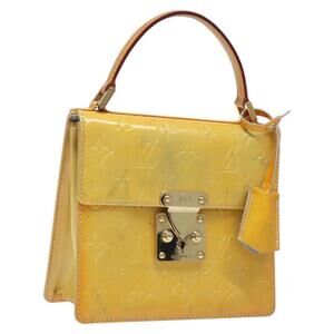 LOUIS VUITTON Monogram Vernis Spring Street Hand Bag Gris M91029